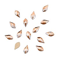 140Pcs 10 Colros 2 Sizes Flat Back Flame Shape Nail Crystal Rhinestones Decoration Jewel Charms Box Set Nail Salon Materials Sup