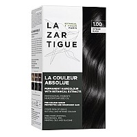 Lazartigue Intense Black Permanent Hair Colour - Vegan Formula