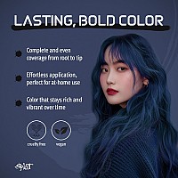 Splat Midnight Semi Permanent Hair Dye Kit 1 Application Includes Deep Reconstructor Conditioner Lasts 30 Washes No Bleach R