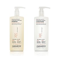 Giovanni 5050 Balanced Shampoo Conditioner Set Hydrating Clarifying Calming To Clean Moisturize For Overprocessed H