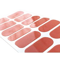 Tough Girls 20 Exquisite Gel Nail Polish Strips Wapplication Accessories No Uvled Lamp Required Coral