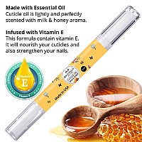 Maccibelle Milk & Honey Pure Cuticle & Nail Oil Pen 2ml Heals Dry Cracked Cuticles.