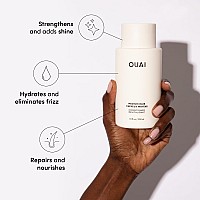 Ouai Medium Conditioner Refill Hydrating Hair Conditioner With Coconut Oil Babassu Oil And Keratin Strengthens Repairs An