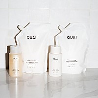 Ouai Medium Conditioner Refill Hydrating Hair Conditioner With Coconut Oil Babassu Oil And Keratin Strengthens Repairs An