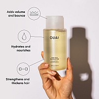 Ouai Fine Shampoo Refill Volumizing Shampoo With Strengthening Keratin Biotin Chia Seed Oil For Fine Hair Delivers Weight