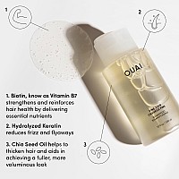 Ouai Fine Shampoo Refill Volumizing Shampoo With Strengthening Keratin Biotin Chia Seed Oil For Fine Hair Delivers Weight