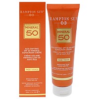 Hampton Sun Age Defying SPF 50 Mineral Face Sunscreen, 1.