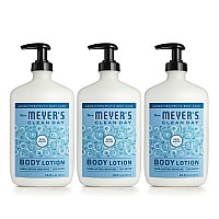 Mrs Meyers Clean Day Body Lotion For Dry Skin Nongreasy Moisturizer Made With Essential Oils Rain Water 465 Oz Pack Of 3