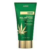 Azure Hemp Nourishing Peel Off Facial Mask Anti Aging Hydrating Face Masks Removes Blackheads Dirt Oils With Hemp Oil