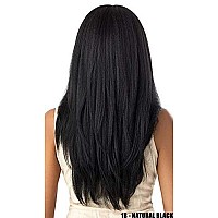 Outre Synthetic Lace Front Wig Soft Natural Neesha 203 Color1 Jet Black