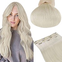 Runature White Blonde Clip In Hair Extensions Human Hair 800 Blonde Extensions Clip In Human Hair Extensions Remy Clip In Blond