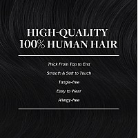 Goo Goo Clip In Hair Extensions Real Human Hair Remy Human Hair Extensions Clip Ins For Women Natural Human Hair 14Inch 120G