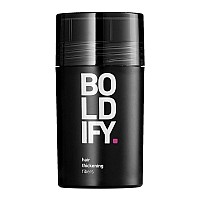 BOLDIFY Hair Fibers for Thinning Hair (LIGHT BROWN) Hair Powder - 12g Bottle - Undetectable & Natural Hair Filler Instantly Conceals Hair Loss - Hair Thickener, Topper for Fine Hair for Women & Men