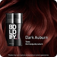 Boldify Hair Fibers 12G Fill In Fine And Thinning Hair For An Instantly Thicker Fuller Look Best Value Superior Formula