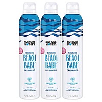 Not Your Mothers Beach Babe Dry Shampoo 3Pack 7 Oz Dry Shampoo Instantly Absorbs Oil Hair Essentials For Back To Schoo