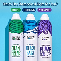 Not Your Mothers Beach Babe Dry Shampoo 3Pack 7 Oz Dry Shampoo Instantly Absorbs Oil Hair Essentials For Back To Schoo