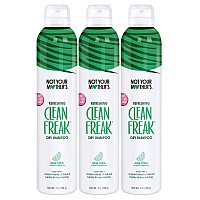 Not Your Mothers Clean Freak Refreshing Dry Shampoo 3Pack 7 Oz Waterless Shampoo Instantly Refreshes Hair Between Washes