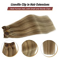 Clip In Hair Extensions Beige Blonde And Bleach Blonde Clip Ins 18P613 Double Weft Silky Natural 22 Inch Straight Blonde Highli