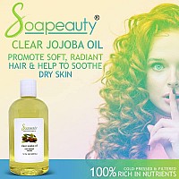 Soapeauty Clear Jojoba Oil 100 Pure Natural Refined Cold Pressed Hexane Free Moisturizing Oil For Skin Face Hair