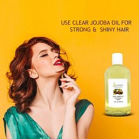 Soapeauty Clear Jojoba Oil 100 Pure Natural Refined Cold Pressed Hexane Free Moisturizing Oil For Skin Face Hair