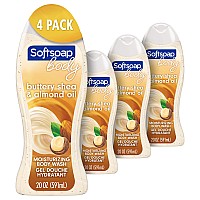 Softsoap Softsoap Moisturizing Body Wash Shea And Almond Oil 20 Fluid Ounce 4 Pack 20 Ounce