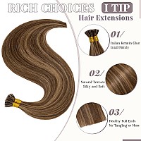 I Tip Human Hair Extensions Cold Fusion Hairpiece 100 Strandspack Pre Bonded Keratin Stick Tipped Hair Extensions Long Straight