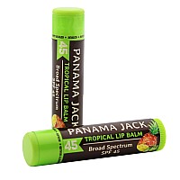 Panama Jack Sunscreen Lip Balm Spf 45 Broad Spectrum Uvauvb Sunscreen Protection Prevents Soothes Dry Chapped Lips Trop