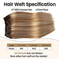 Sew In Hair Extensions Human Hair 24 Inch 120 Gram Hand Tied Weft Hair Extensions Human Hair Sew In Hair Extensions Real Human H