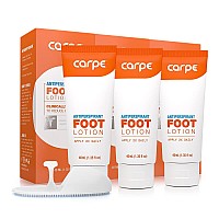 Carpe Antiperspirant Foot Lotion Package Deal (3 Foot Tubes Bundle and Save + FREE APPLICATOR), Stop Sweaty, Smelly Feet, Help Prevent Blisters, Dermatologist-Recommended