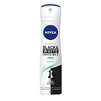 Nivea Invisible Black White Fresh Antiperspirant Deodorants Pack Of 2 X 150 Ml