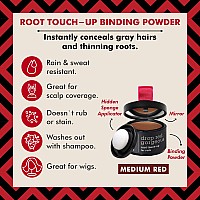 Root Touch Up Powder For Medium Red Hair By Style Edit Cover Up Grays And Roots With Color Binding Mineral Hair Concealer 2