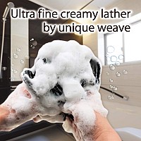 Exfoliating Washcloth Made In Japan Extra Long Exfoliating Towel Special Texture Makes Fluffy Foam Lather Back Scrubber Dead