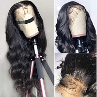 Foreverlove Body Wave Lace Front Wigs Human Hair Pre Plucked 150% Density Unprocessed Brazilian Virgin Human Hair 13x4 HD Lace Frontal Wig Over Shoulder-Length Human Hair Wigs for Women (12 Inch)