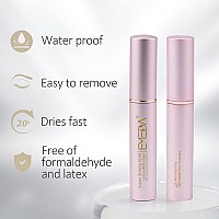 Emeda Eyelash Glue For False Lashes Super Strong Hold Long Lasting 24H Waterproof Latex Free Best Lash Glue Eyes Strip White Clear Lash Adhesive 5Ml 0.17Oz