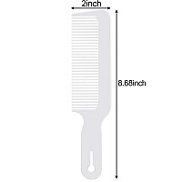 Boao 3 Pack Barber Combs Clipper Comb Flat Top Clipper Combs White Black Red Hair Cutting Combs For Clippercuts And Flatt