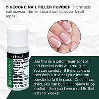 5 Second Nail Filler Powder For Cracked Split Damaged Nails 4 G 3 Count