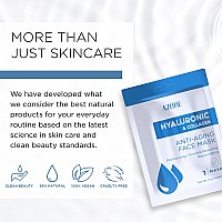 Azure Hyaluronic Acid Collagen Anti Aging Sheet Facial Mask Rejuvenating Moisturizing Face Mask Helps Reduce Fine Lines