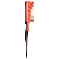 Tangle Teezer The Back-Combing Hairbrush for All Hair Types Adds Texture and Volume Coral Sunshine