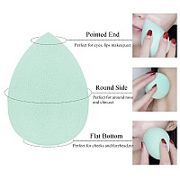 BTYMS 20 Pieces Makeup Sponge Set Blender Blending Sponge Face Beauty Sponge Flawless for Foundation and Powder