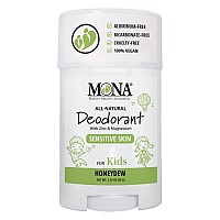 Mona Brands 100 Natural Deodorant For Kids For Girls Boys Sensitive Skin No Baking Soda No Aluminum Vegan Nongmo