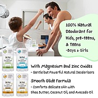 Mona Brands 100 Natural Deodorant For Kids For Girls Boys Sensitive Skin No Baking Soda No Aluminum Vegan Nongmo