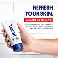 Huron Mens Face Wash Daily Deep Facial Cleanser Mild Exfoliator Cleans Conditions Hydrates Skin Subtle Energizing Sc