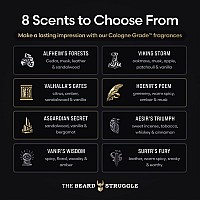 The Beard Struggle Beard Kit For Men Including Beard Balm Beard Oil Beard Wash Beard Conditioner Silver Collection Alfhe