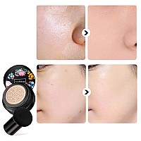 Kwolykim 2 Pack Mushroom Head Air Cushion Bb Cream Concealer Lasting Nude Makeup Moisturizing Brightening Pigment Cc Liquid Fou