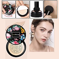 Kwolykim 2 Pack Mushroom Head Air Cushion Bb Cream Concealer Lasting Nude Makeup Moisturizing Brightening Pigment Cc Liquid Fou