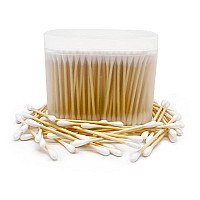 900pcs Bamboo Cotton Swabs, Biodegradable Wooden Cotton Buds