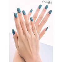 Ohora Semi Cured Gel Nail Strips N Washing Jean Blue Solid Works With Any Uvled Nail Lamps Salonquality Long Lasting