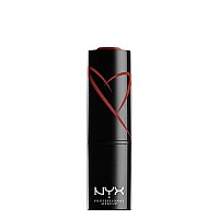 Nyx Professional Makeup Shout Loud Satin Lipstick Infused With Shea Butter Hot In Here Burnt Red