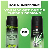 Axe Wild Bamboo Mens Body Spray Deodorant 48Hr Odor Protection With Essential Oils Aluminum Free Deodorant Body Spray 40Oz