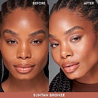 COVER FX Monochromatic Powder Bronzer Duo - Sunkissed Bronze - Soft Matte + Luminous Shimmer Finish - Create Custom, High Impact Bronze Glow